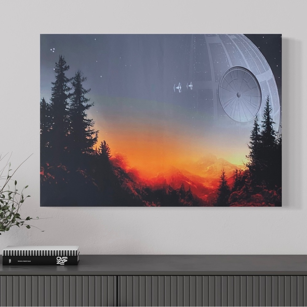 Picture Star Wars Death Star 30” by 25” (2.5ft x 2ft) NEW!